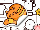 Sticker by Number: Coloring Puzzle