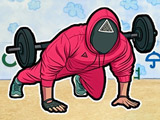 Escape From Squid Game, Push Up Simulator Escape From Squid Game, Push Up Simulator