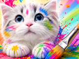 Spring Kittens: Paint by Number Spring Kittens: Paint by Number